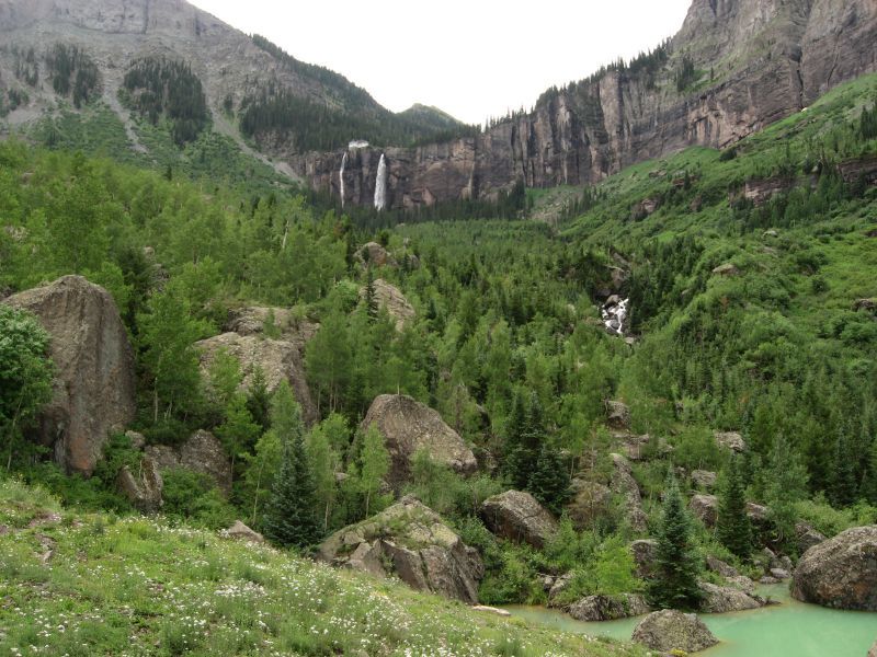 Bridal Veil Falls Telluride CO