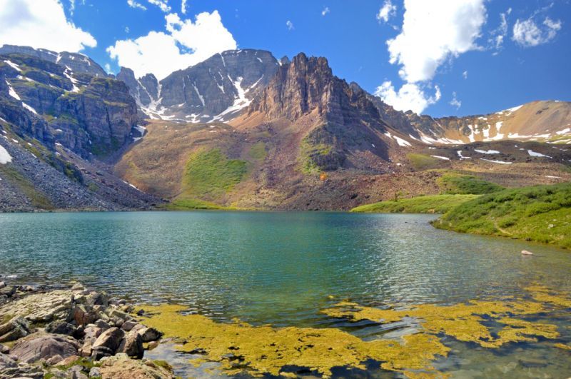 Cathedral Lake and Cathedral Peak