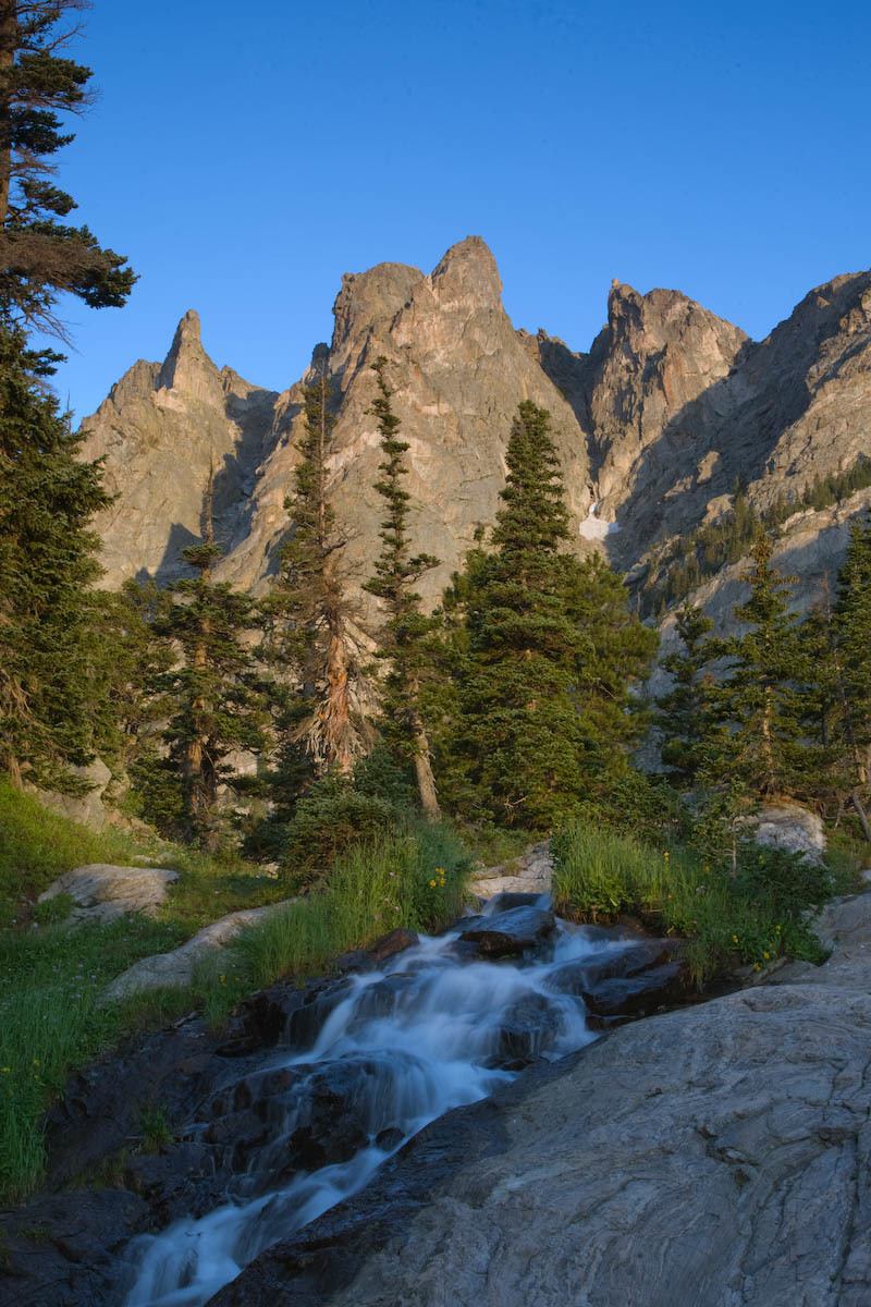 Flattop Mountains From Emerald Lake in Rocky Mountain National Park