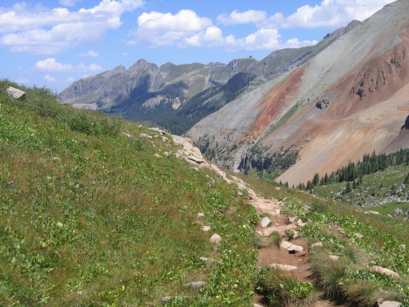 View From Lake Hope Trail Telluride CO