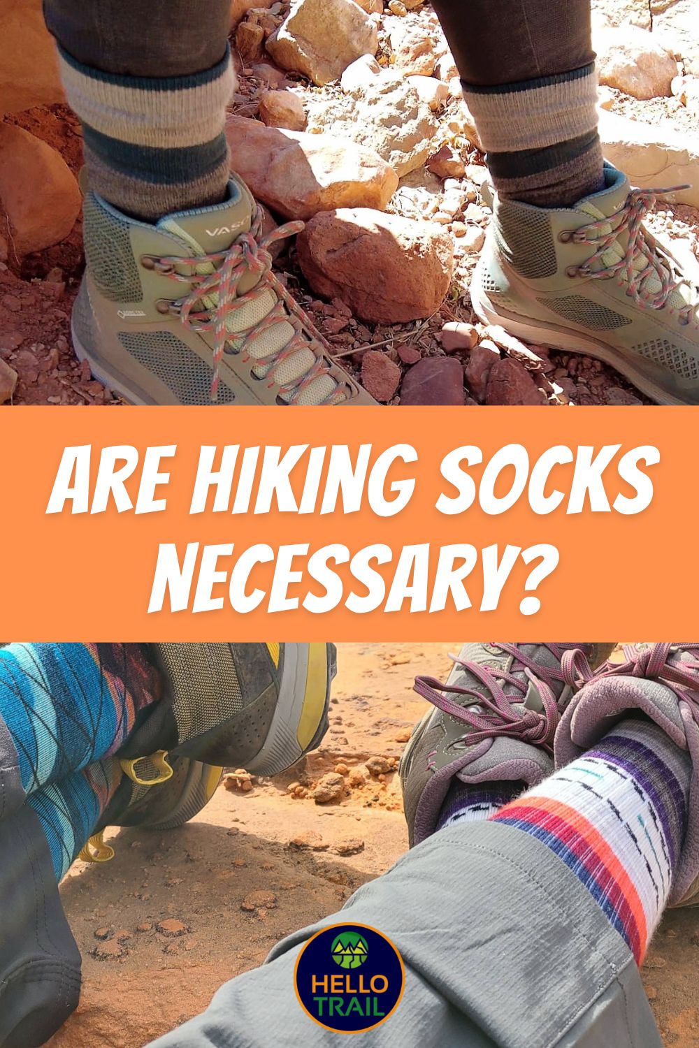 A couple of our favorite pairs of merino wool hiking socks