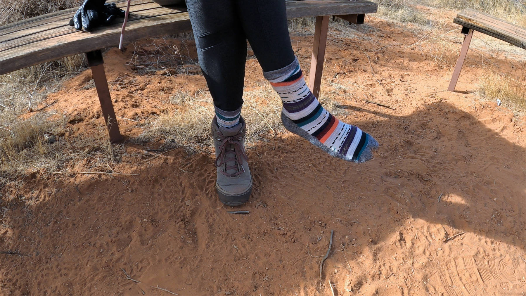 Are hiking socks necessary - I think so, especially after a sandy hike in Utah