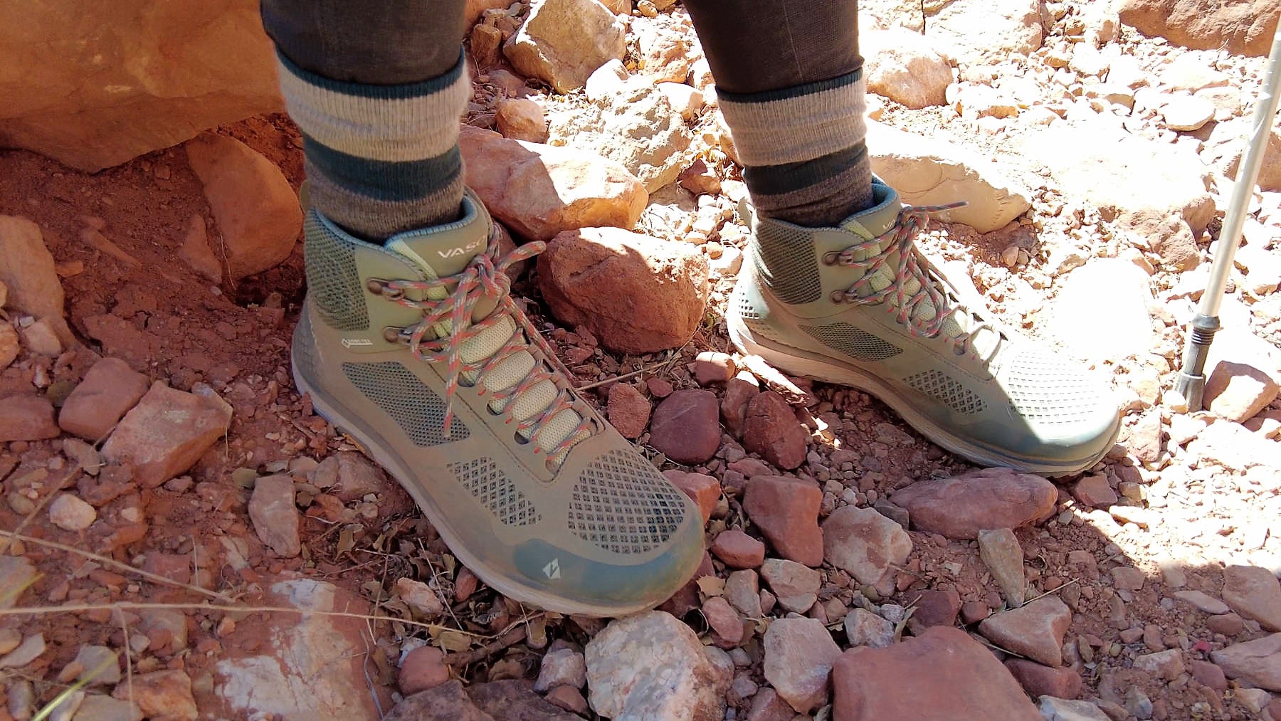 Ashley's Vasque hiking boots - HelloTrail