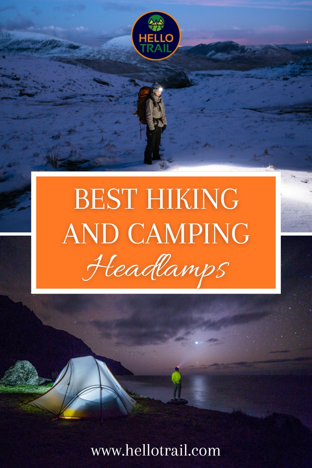 A headlamp really comes in handy when hiking and camping