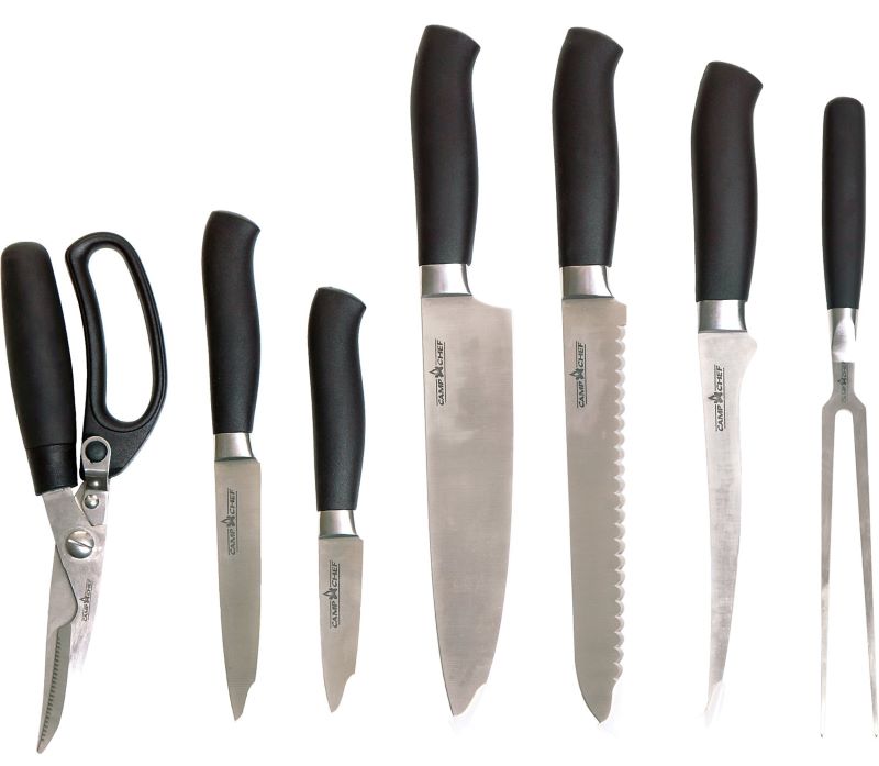 Camp chef 9 piece professional knife set