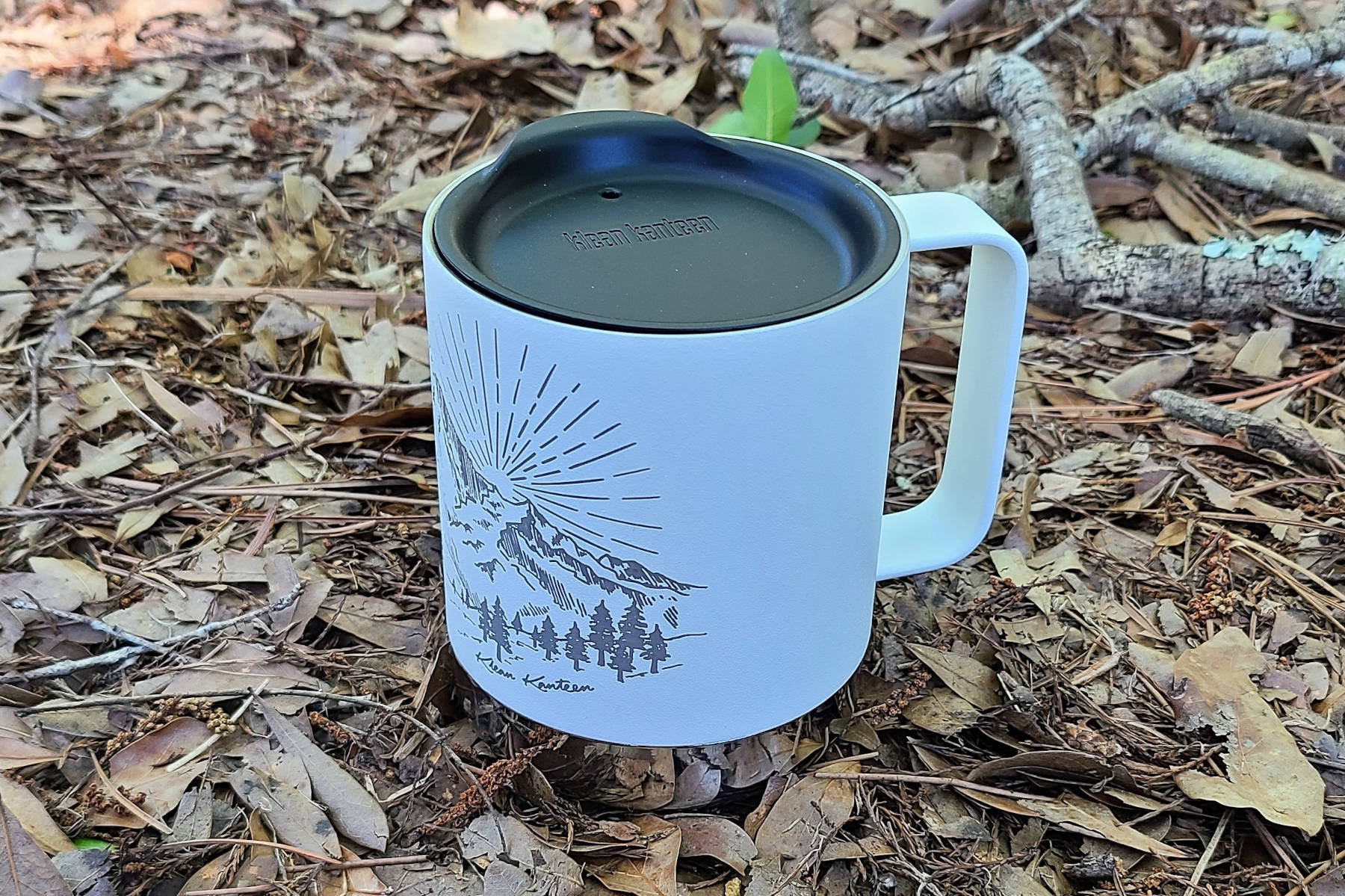 Klean Kanteen mountain scenery coffee mug - Hello Trail
