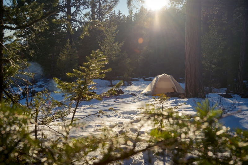 Cold weather camping
