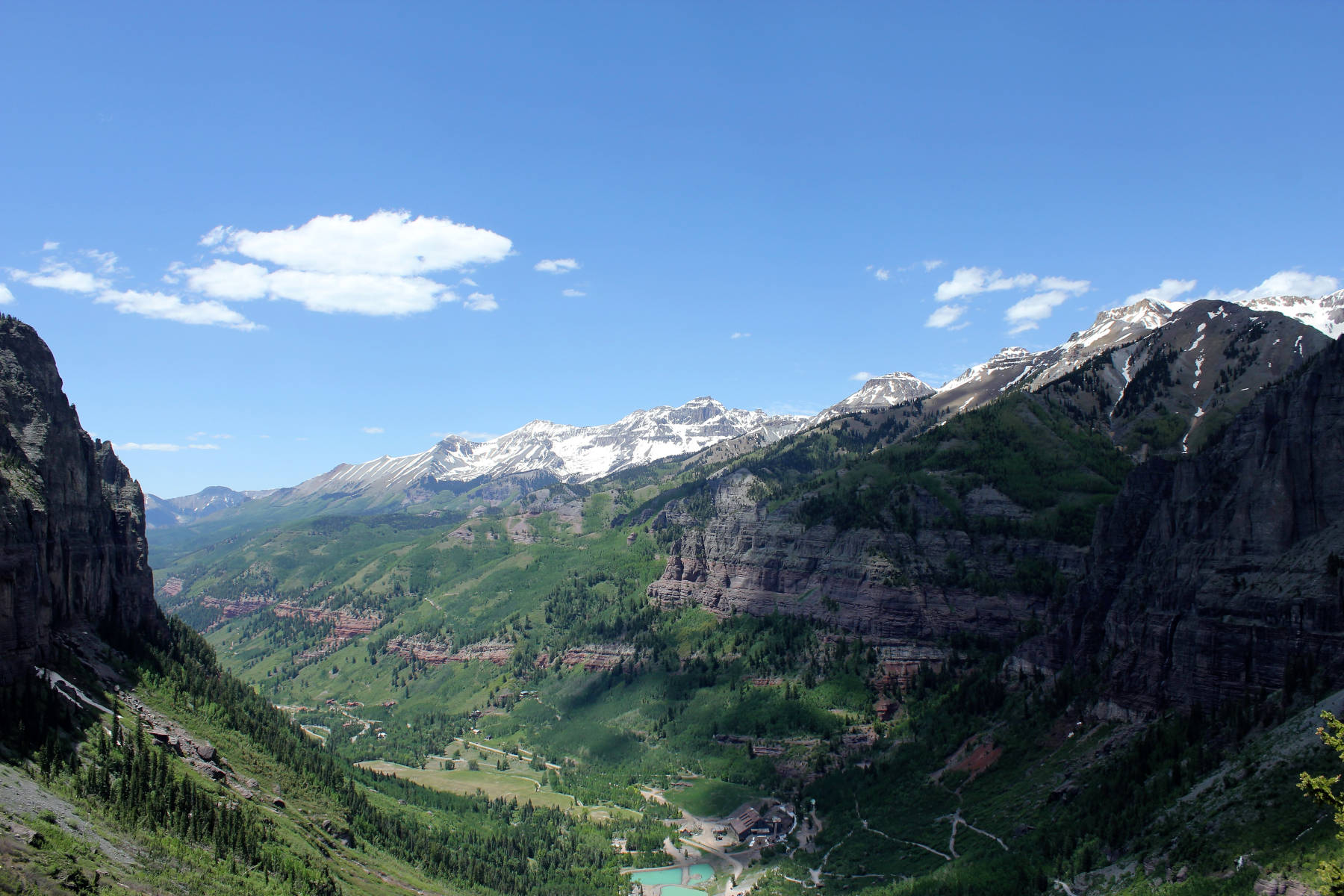 The view from Bridal Veil Falls in Telluride, Colorado - HelloTrail