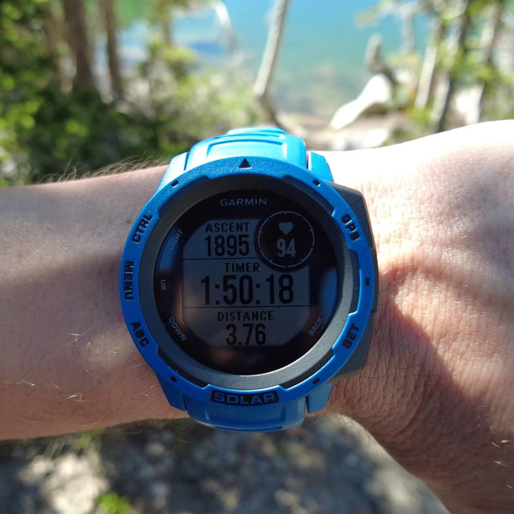 Hiking gadgets like the Garmin Instinct Solar are great to have on a hike - HelloTrail.com