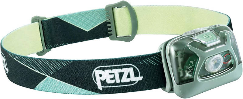 The Petzl Tikka Headlamp is a great option for camping
